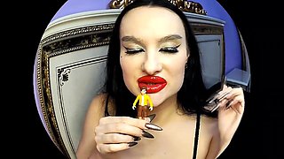 Big Red Lips Giantess