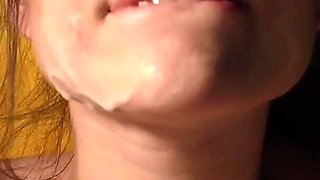 Foot Job with a Facial and Anal Plug