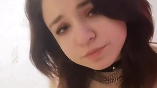 Daytime homemade striptease, masturbation and gentle orgasm