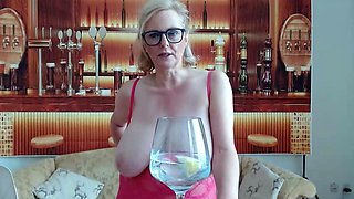 Blonde MILF with Big Boobs Playing Cam Free Porn