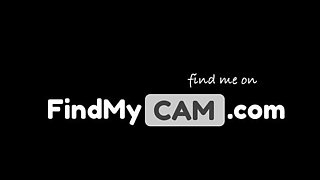 Big Dildos Deep in Webcam Girl's Gaping Ass