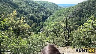 George Uhl Picks Up Helina Dream for Hot Outdoor POV Sex - Sucking and Riding Cock