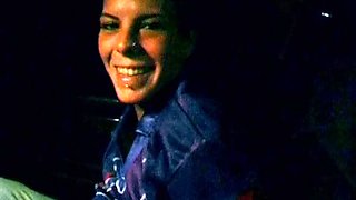 A slim German babe adores riding a cock in the car