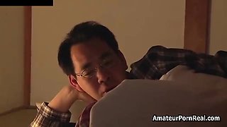 Landlord See Asian Amateur Wife Fuck Old Guy