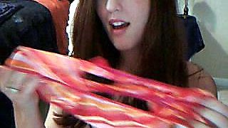 Latex Redhead Teen Mistress Makes You Jerk Off