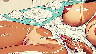 Slut Bride Girl Hard Sex, Curvy Woman with Big Tits Sucking Big Dick, Slave Woman,bdsm