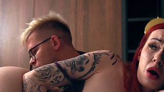 Step Mom Shares Bed with Step Son in 4K Hotel Fantasy-wild Night!