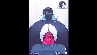 Hentai Female cum on bycicle bike