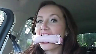 Sophia Takes You for a Ride in Her Car Whilst Shes Gagged