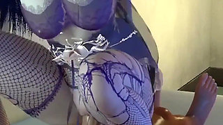 3D Big Boobs Slut Wearing Sexy Dress Got Fucked so Hard