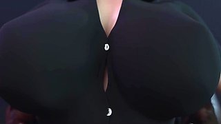 3D Compilation: Sexy Busty Tifa Lockhart (Final Fantasy VII) Tries Huge Cocks With All Her Holes