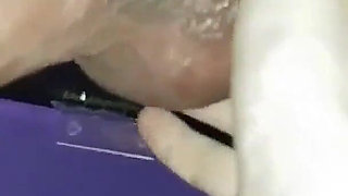 Wife at Gloryhole Blowjob at Adult Public Cinema