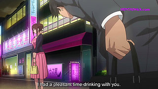 ''Hot Evening in Love Hotel'' Pretty Girl was Unexpectedly Cute - Anime Hentai(Eng Sub)