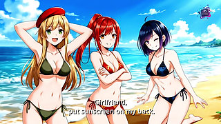 Hot Girlfriends on a Brazilian Beach