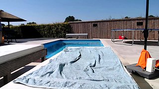 Blonde amateur fucking outdoor