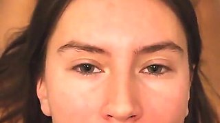 Submissive Deepthroat in Shower