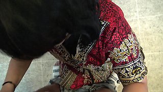 This Cleaning Lady Is Shocked!!! I Take Out My Big Cock for My Turkish Maid.