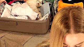 Incredibly Beautiful and Hot All Natural Big Tits Big Ass Blonde College Girl Comes for a Fashion Try on Turns a Porn Casting