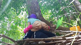 Risky Desi Sex I Met My Neighbor at the Forest Super Hot and Wild Fucked Experience