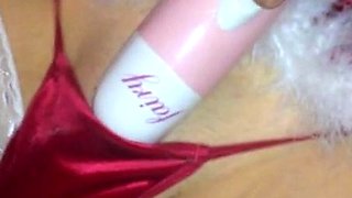 French Milf Noel Masturbates With Vibrator For Xmas
