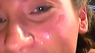 Sexy Babe Loving Gangbang and Bukakke