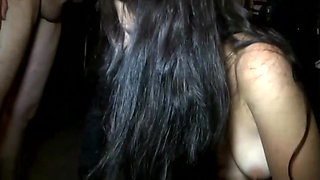 Gangbang for This French Slut with 9 Dicks