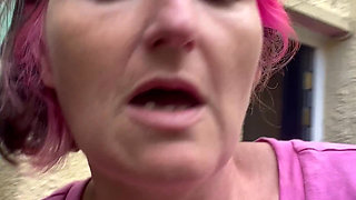 Pissing Outdoors Followed by Chatting with My Tits Out