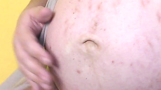 Pregnant MILF Wife Masturbate Her Hairy Cunt for You - Milky Mari