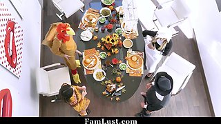Family Holiday Dinner Turns Into Orgasmic Session - Famlust