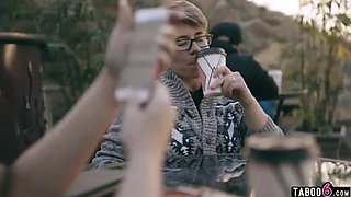Busty Blonde Sex Doll Threesome Fuck - Tinder Date Taboo FFM