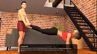 No more cash: a sexy landlady is doing pilates ep 8