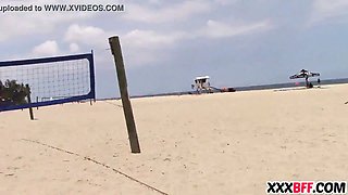Stunning besties get screwed