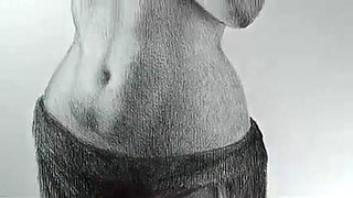 Pencil Art – Easy Nude Body Drawing