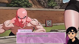 Dragon Ball Interdimensional Wish Krillin lets us train with his wife compilation of scenes 2