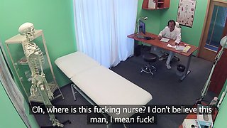 Erotic fantasy caught on cam between the doctor and the nurse