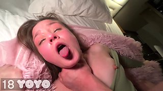 TINDER DOLL WAS APPALLED BY SUPER-NAUGHTY POKE AND INTERNAL CUMSHOT