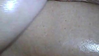 Crossed legs calves shake in first person