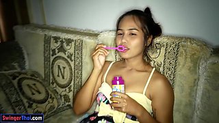 Lily Koh In Toying My Arousing Thai Girlfriend Before Love Making