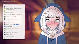 Gawr Gura Forgot to Turn off the Stream Before Sex! Anime Hentai 2D ( Cartoon Porn )