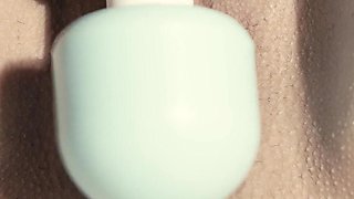 I Masturbate with My New Hitachi Friend, It Made Me Squirt a Little Bit I Didn't Expect It