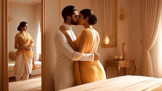 DESI COUPLES EXTREME ROMANCE TEMPTED HIM TO CUM INSIDE HER PUSSY