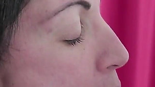 Horny Elisa Fucking Hot in the Gloryhole!
