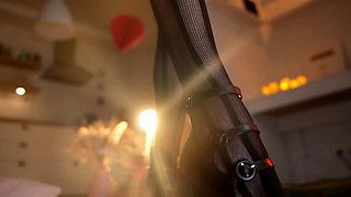 Amateur girlfriend homemade blowjob and pussy toying