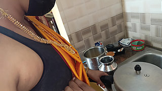 Housewife with Stepsister Kitchen Fucking