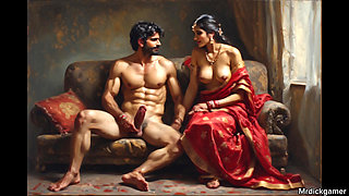 Indian telugu aunty with new boyfriend as soon a husband leaves home