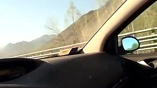 Young Italian plays with fake cock and gets pleasure