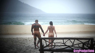 Public Beach Fuck -- Vow Renewals and Cum on My Face