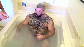Stepfather And Stepson Taking A Hot Bath - Will Angell And Liam Angell