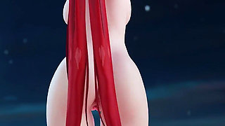 [mmd] 4K Yinyin-bingbing Korean Dance, Lingerie, Erotic Tattoo, Striptease