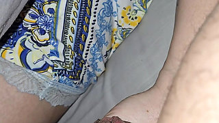 Step mom with pink nails handjob step son low erection